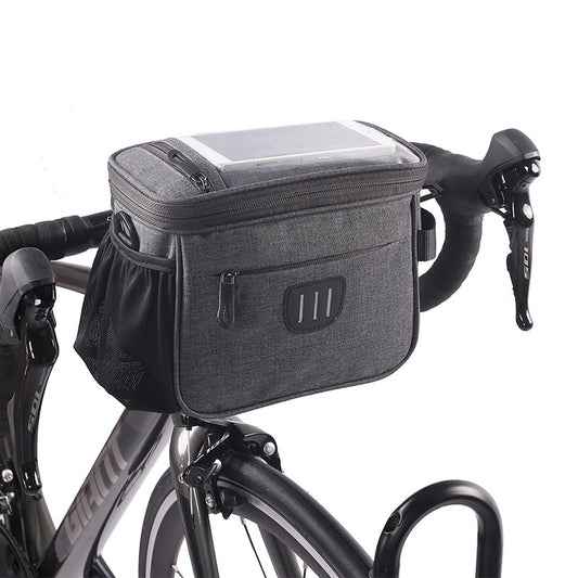 Bicycle Bag Scooter Head Bag Folding Handleba