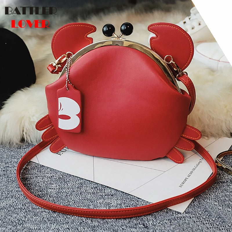 Crab Shaped Design Womens Bags Handbags Crossbody Bags Girls Shoulder Messenger Bag Mujer Femme Handbag for Women