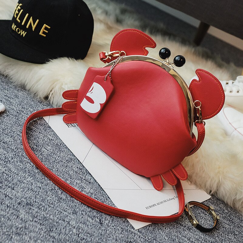 Crab Shaped Design Womens Bags Handbags Crossbody Bags Girls Shoulder Messenger Bag Mujer Femme Handbag for Women